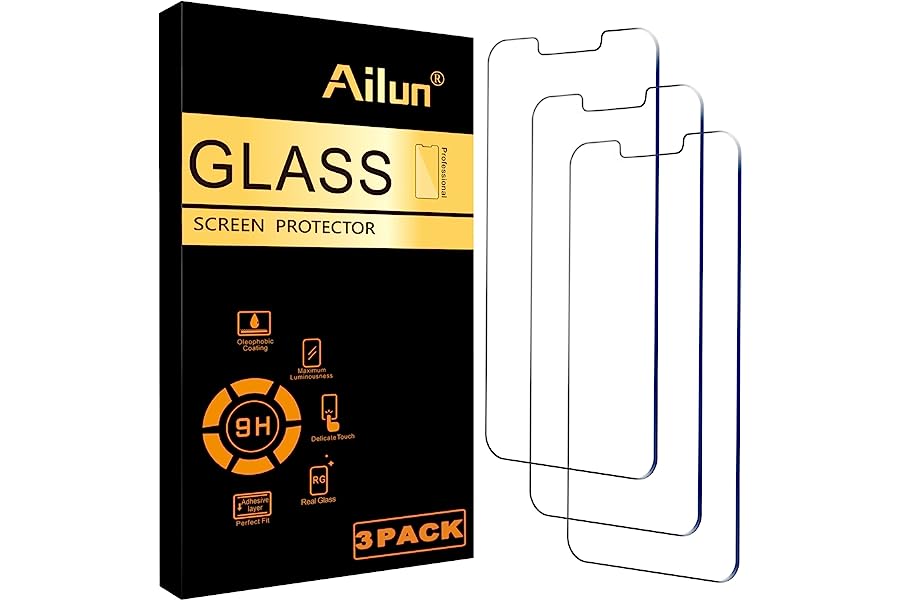 Ailun Glass Screen Protector for iPhone 14/13