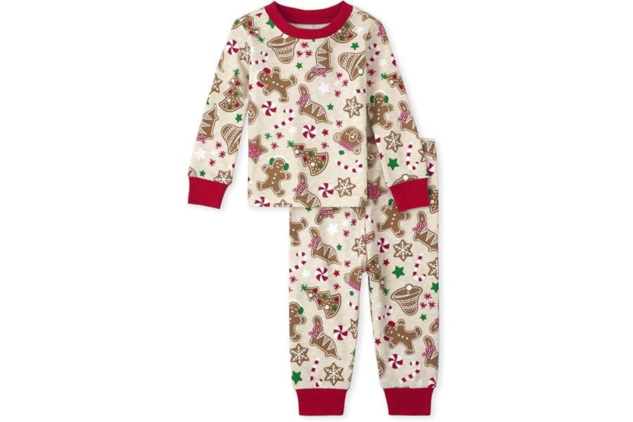 The Children's Place Baby and Kids' Sibling Matching Holiday Pajama Sets